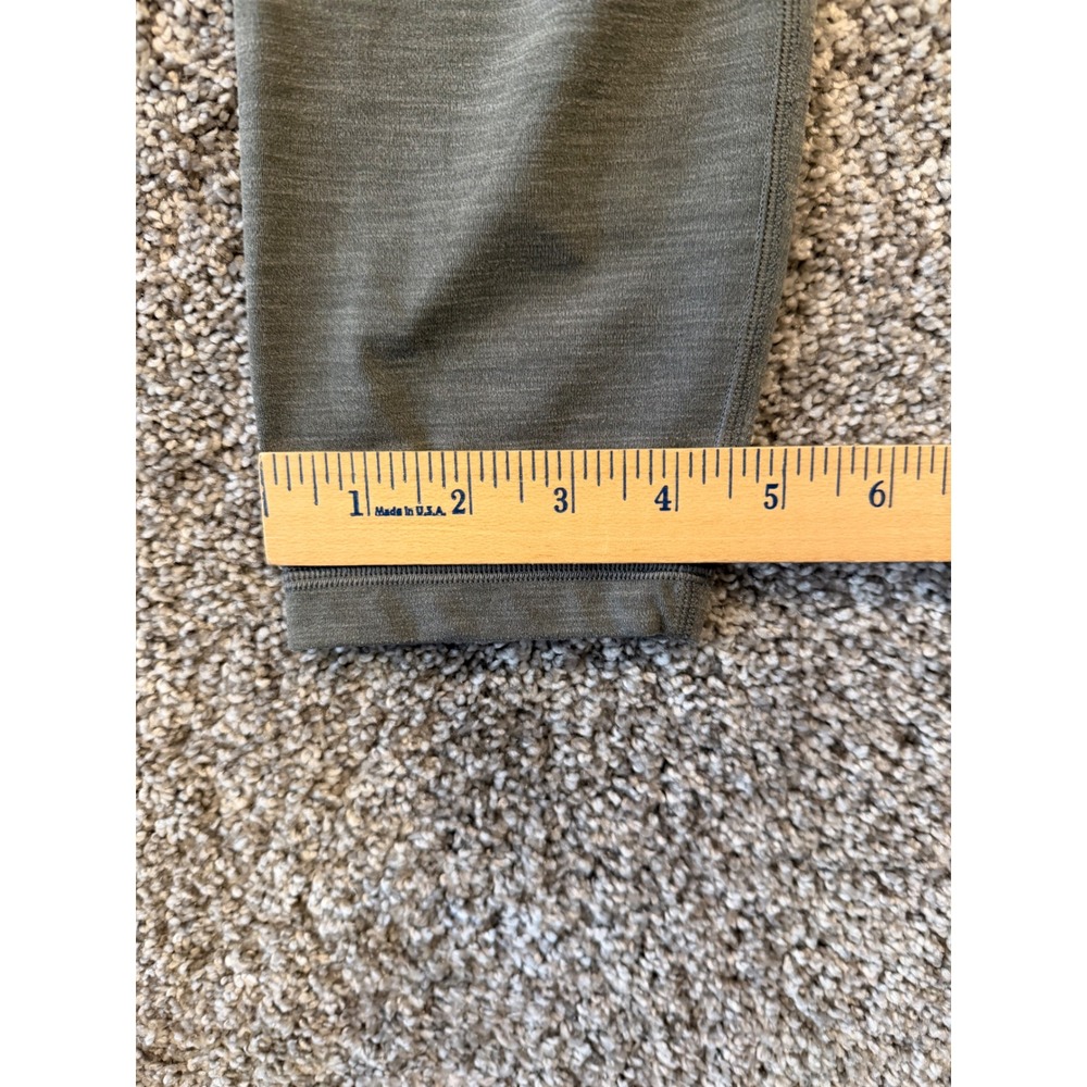 Athleta Leggings Womens Medium Green Elation 7/8 Tight Ultra High Rise Heathered - Picture 7 of 9